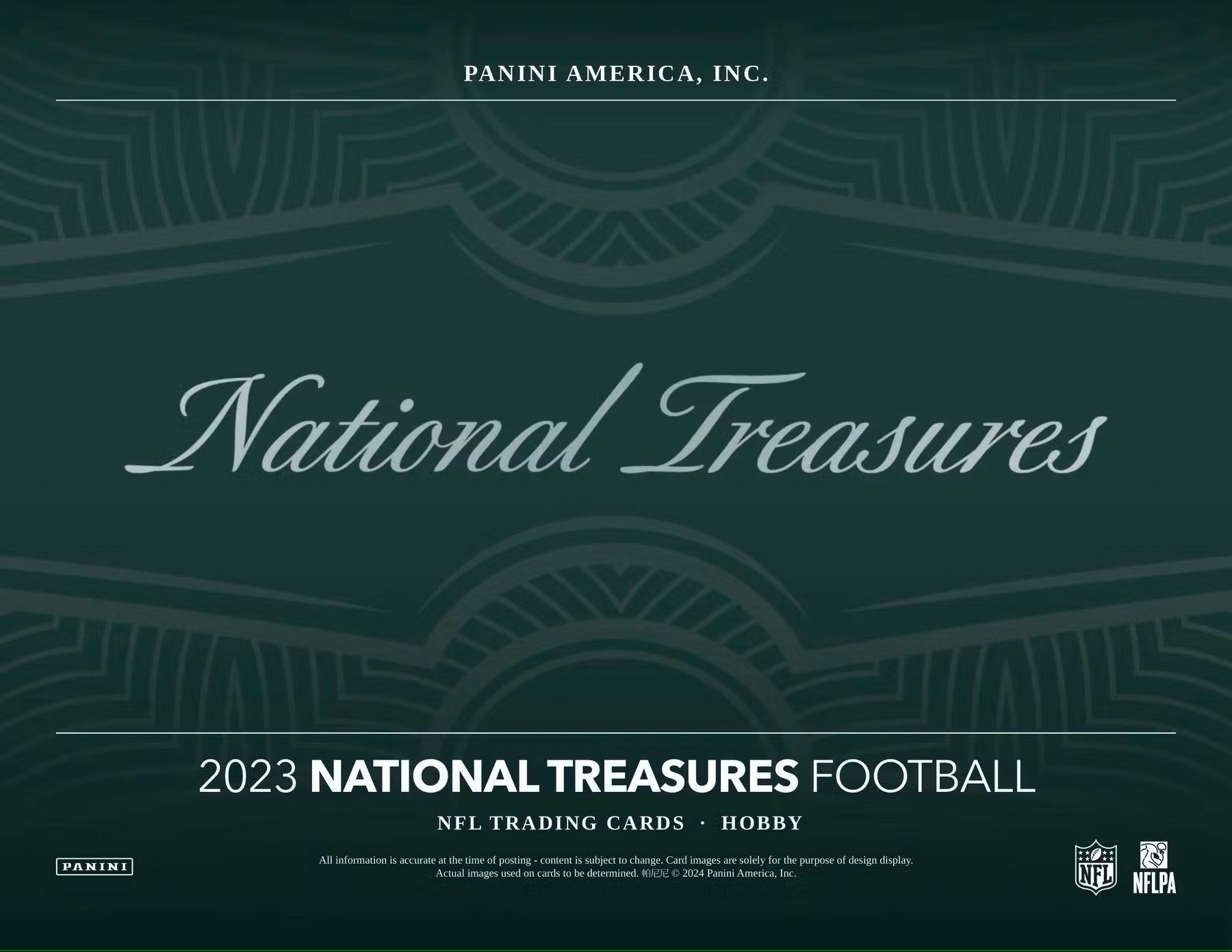 2023 Panini National Treasures Football Hobby Box - Columbia Hobby - Sports Card Boxes - Toploaders - Card Savers