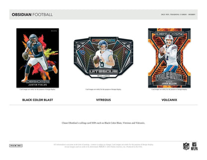 2023 Panini Obsidian Football Hobby Box - Columbia Hobby - Sports Card Boxes - Toploaders - Card Savers