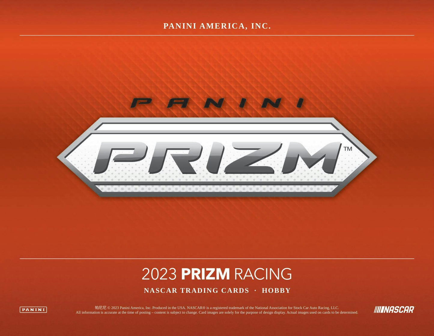 2023 Panini Prizm Racing Hobby Box - Columbia Hobby - Sports Card Boxes - Toploaders - Card Savers