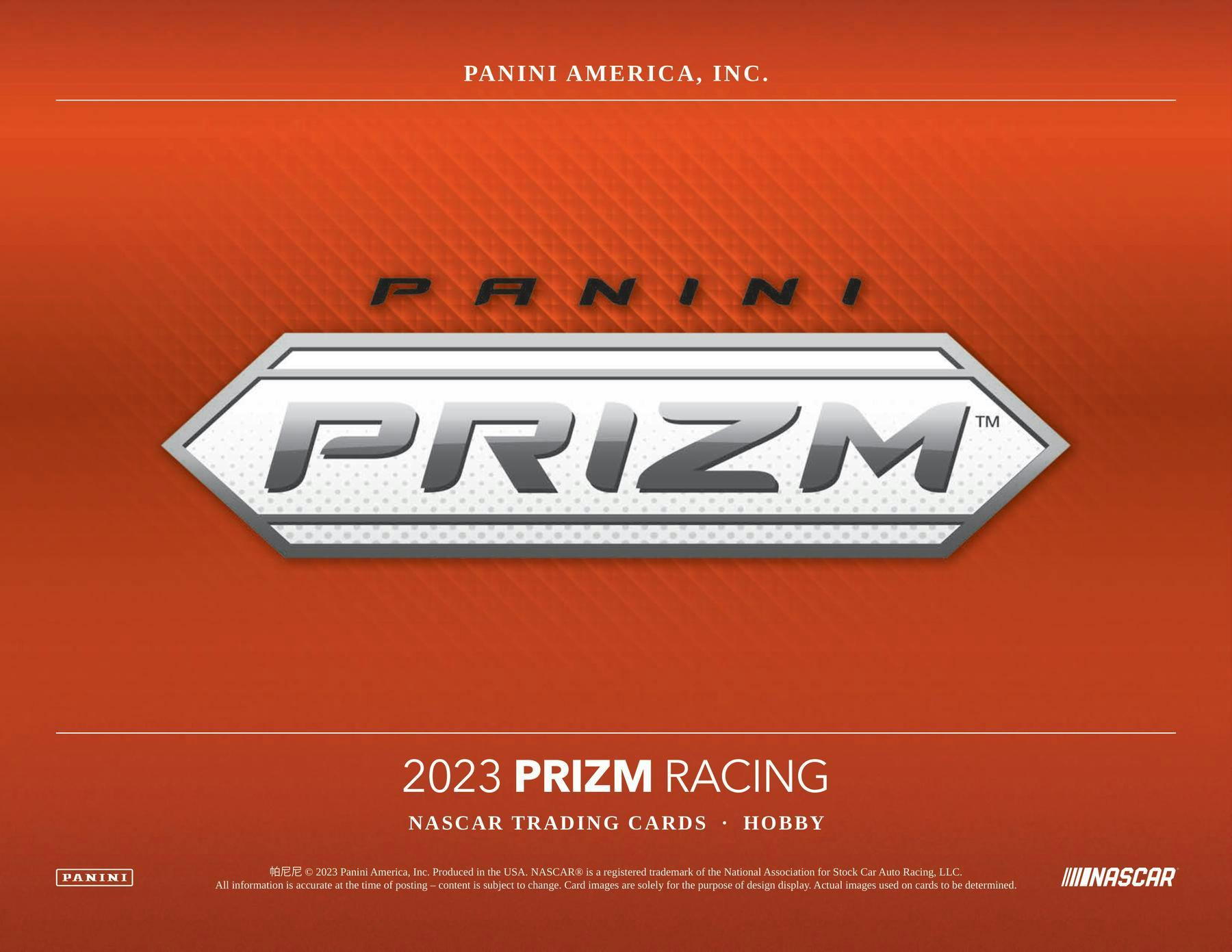 2023 Panini Prizm Racing Hobby Box - Columbia Hobby - Sports Card Boxes - Toploaders - Card Savers