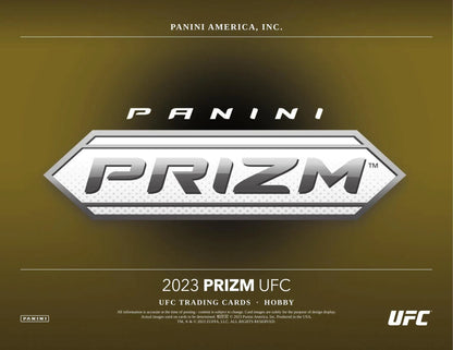 2023 Panini Prizm UFC Hobby Box - Columbia Hobby - Sports Card Boxes - Toploaders - Card Savers