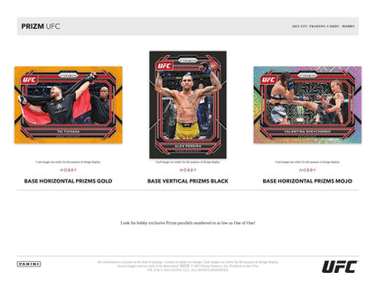 2023 Panini Prizm UFC Hobby Box - Columbia Hobby - Sports Card Boxes - Toploaders - Card Savers