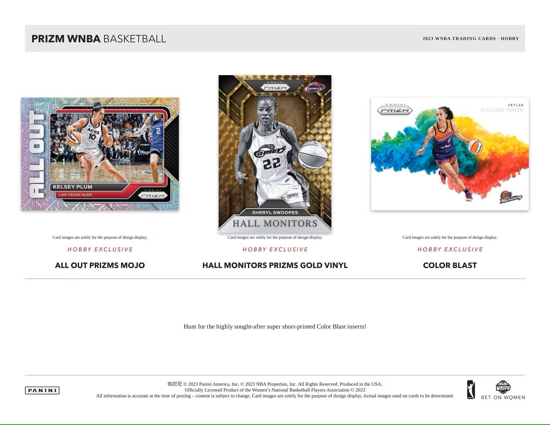 2023 Panini Prizm WNBA Basketball Hobby Box - Columbia Hobby - Sports Card Boxes - Toploaders - Card Savers
