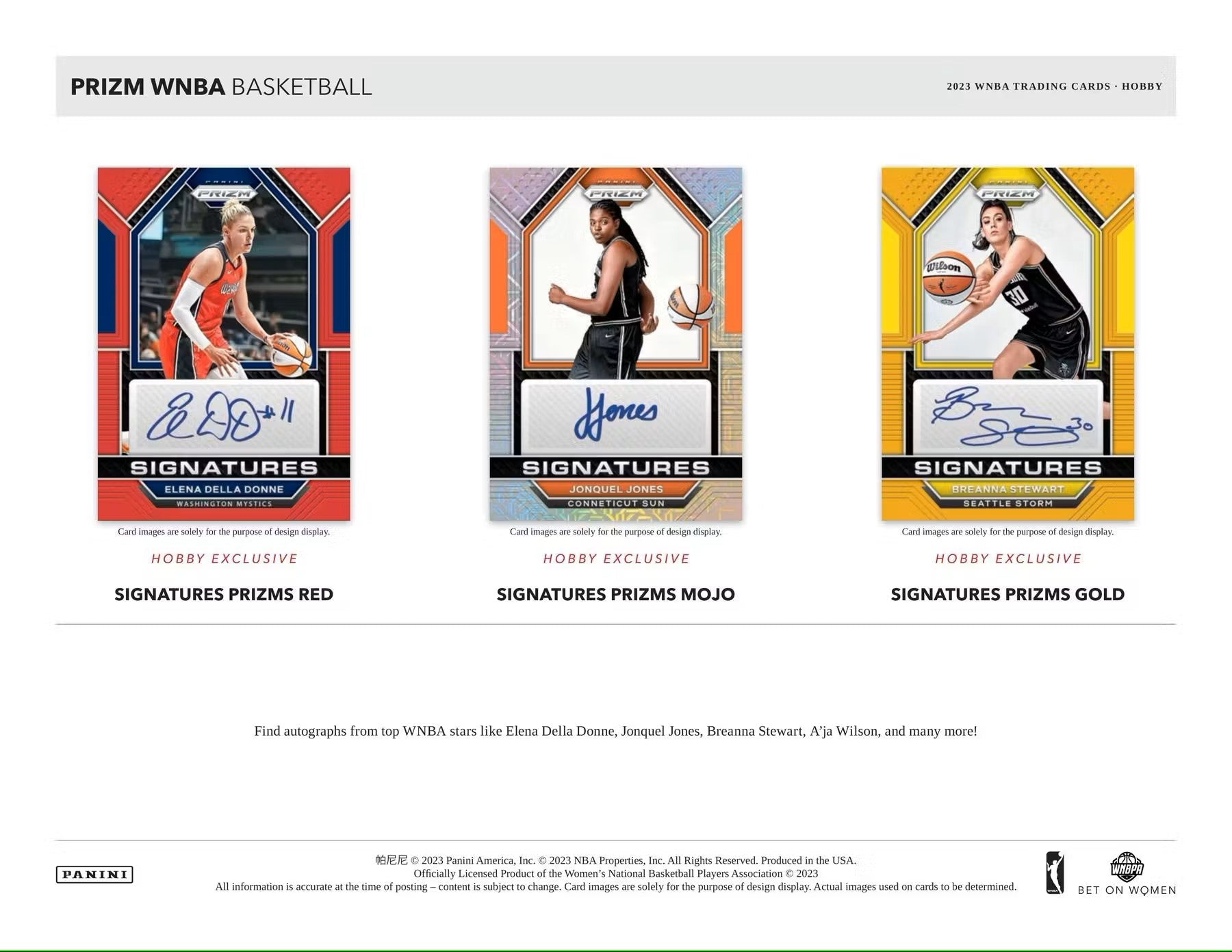 2023 Panini Prizm WNBA Basketball Hobby Box - Columbia Hobby - Sports Card Boxes - Toploaders - Card Savers