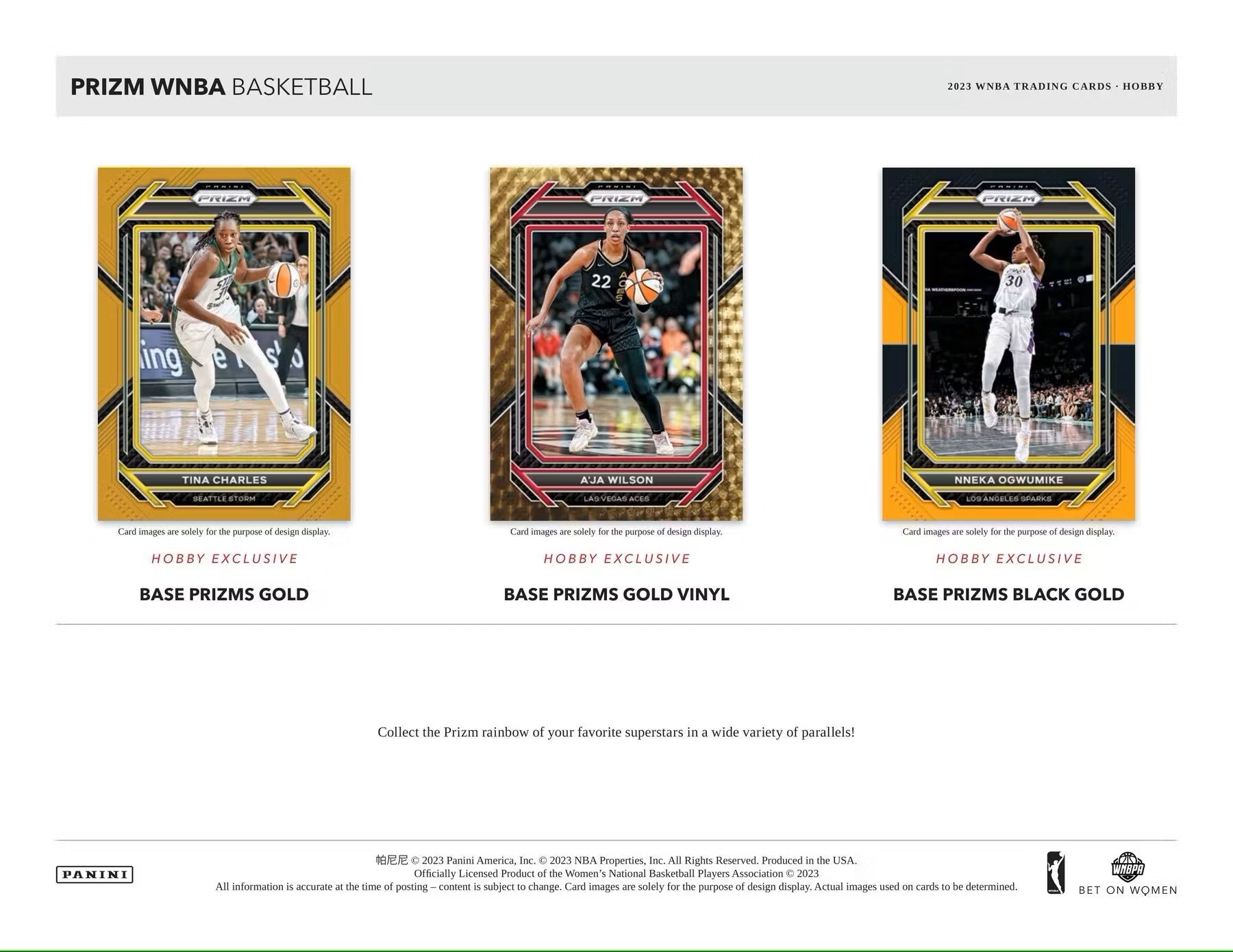 2023 Panini Prizm WNBA Basketball Hobby Box - Columbia Hobby - Sports Card Boxes - Toploaders - Card Savers