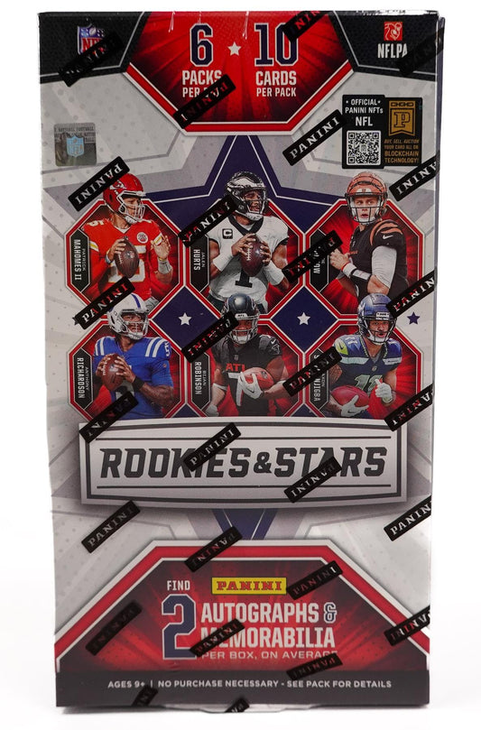 2023 Panini Rookies & Stars Football Hobby Box - Columbia Hobby - Sports Card Boxes - Toploaders - Card Savers