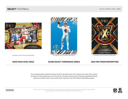 2023 Panini Select Football Hobby Box - Columbia Hobby - Sports Card Boxes - Toploaders - Card Savers