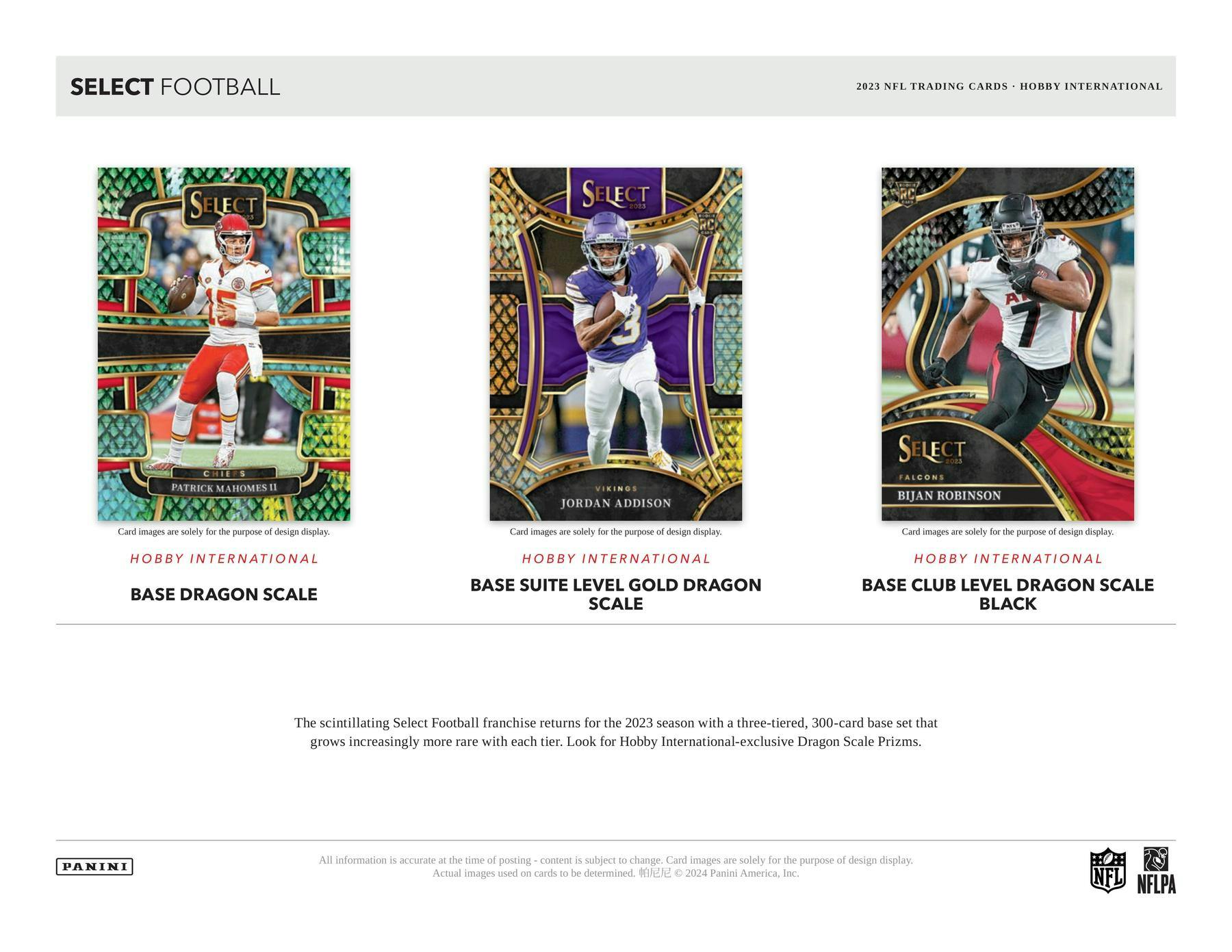 2023 Panini Select Football International Hobby Box - Columbia Hobby - Sports Card Boxes - Toploaders - Card Savers