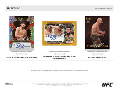 2023 Panini Select UFC H2 Hobby Hybrid Box - Columbia Hobby - Sports Card Boxes - Toploaders - Card Savers