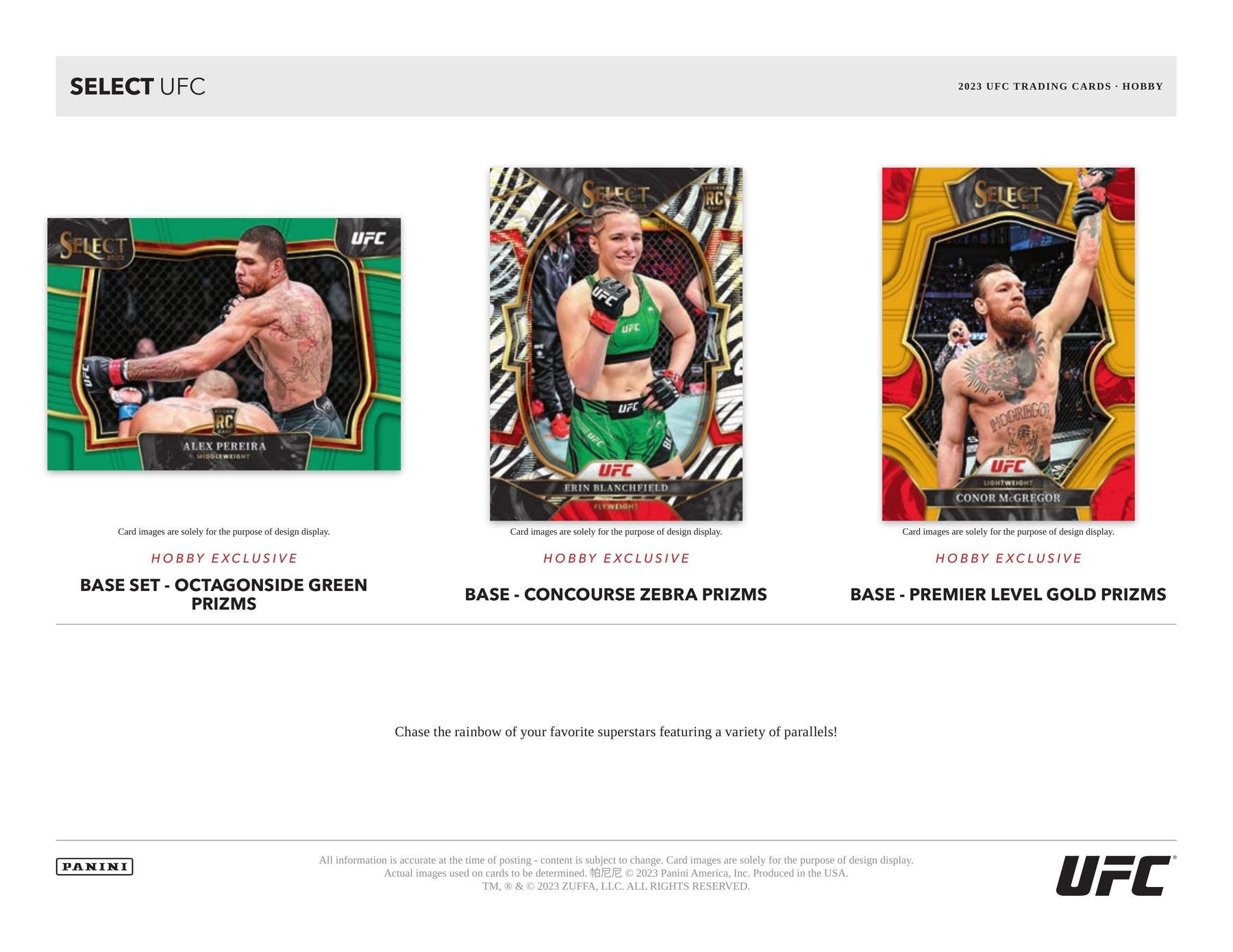 2023 Panini Select UFC Hobby Box - Columbia Hobby - Sports Card Boxes - Toploaders - Card Savers
