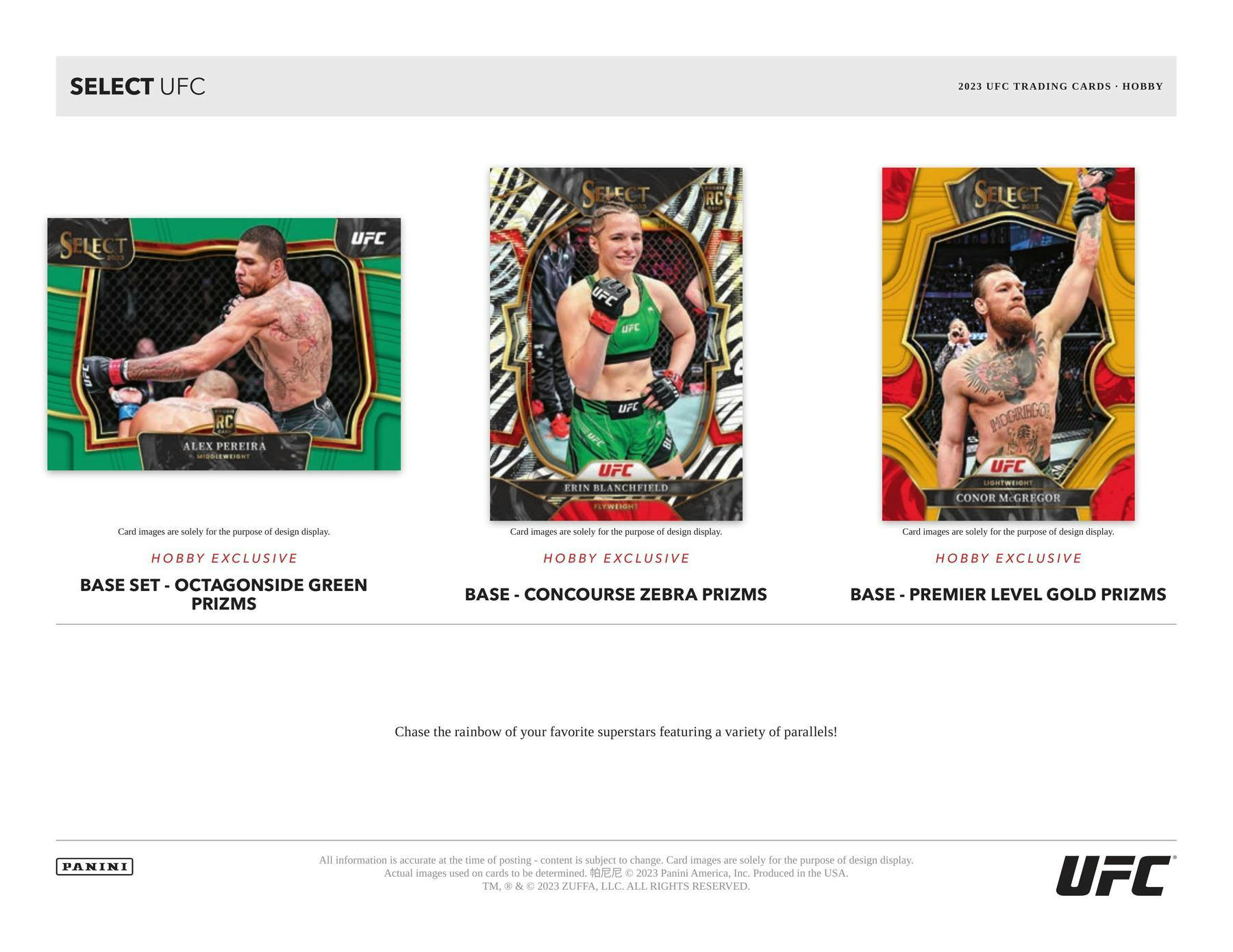 2023 Panini Select UFC Hobby Box - Columbia Hobby - Sports Card Boxes - Toploaders - Card Savers