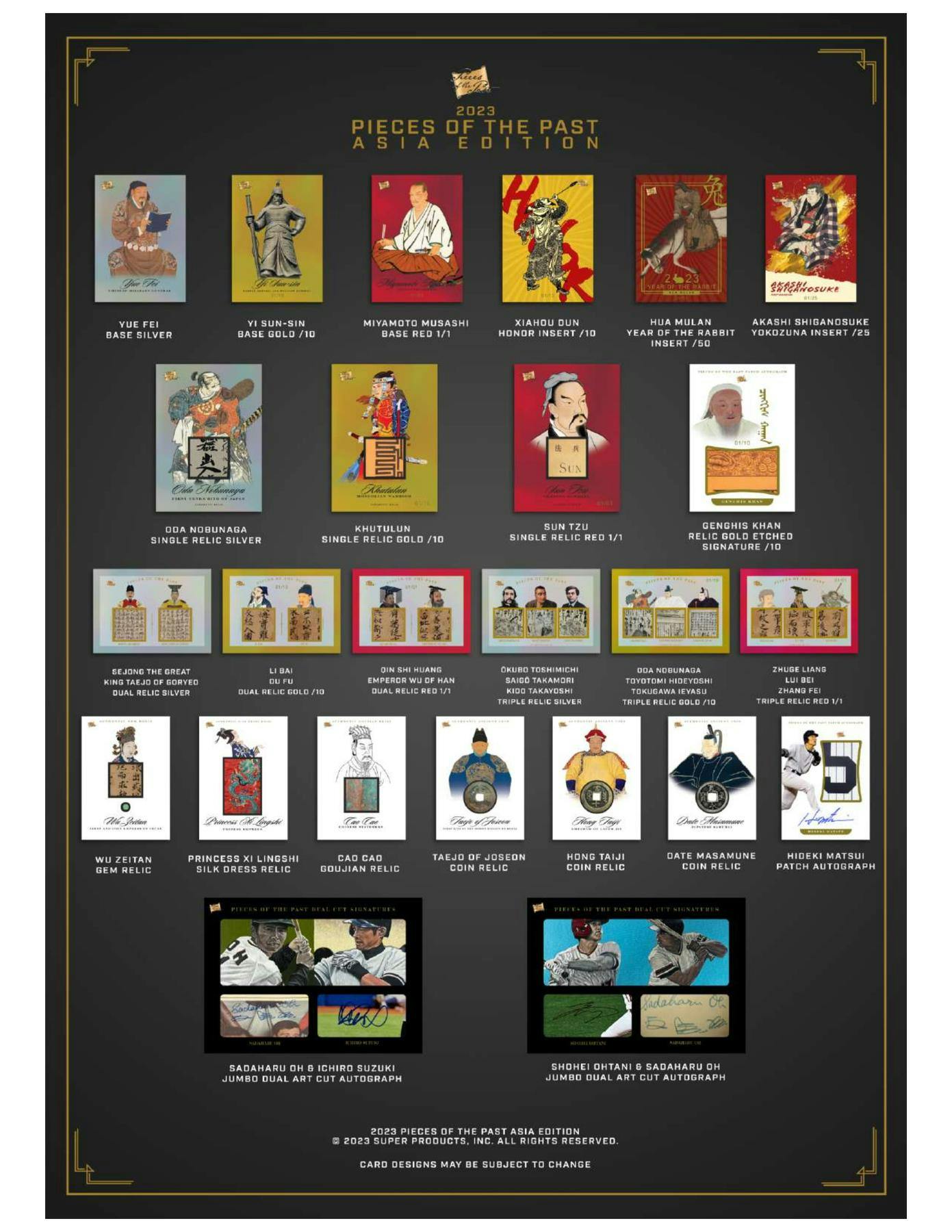 2023 Pieces of the Past Asia Edition Hobby Box | Columbia Sports Cards - Columbia Hobby - Sports Card Boxes - Toploaders - Card Savers