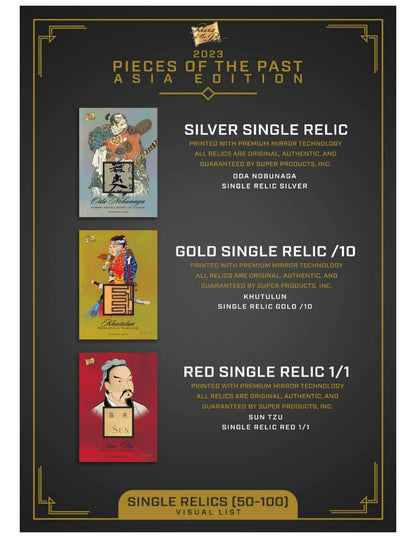2023 Pieces of the Past Asia Edition Hobby Box | Columbia Sports Cards - Columbia Hobby - Sports Card Boxes - Toploaders - Card Savers