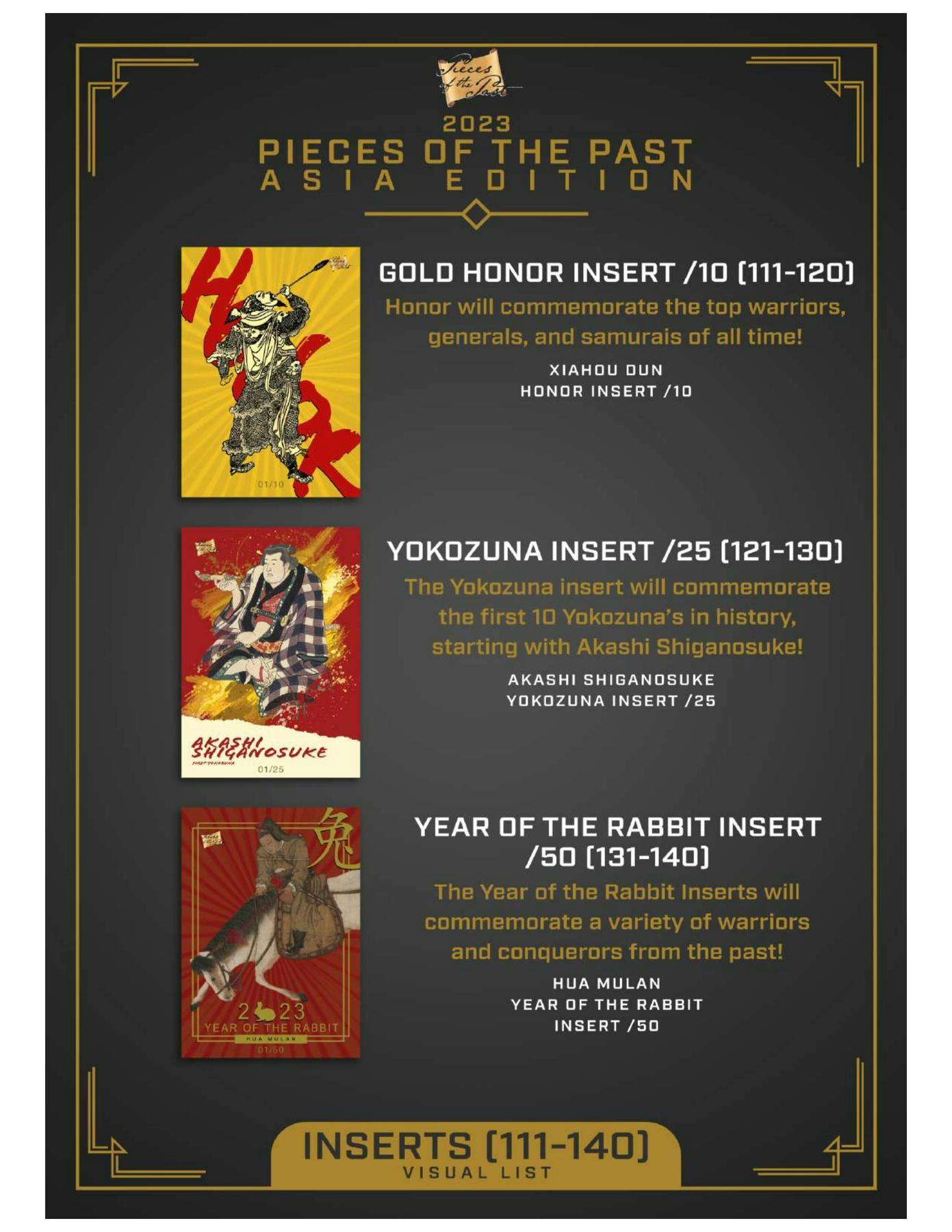 2023 Pieces of the Past Asia Edition Hobby Box | Columbia Sports Cards - Columbia Hobby - Sports Card Boxes - Toploaders - Card Savers