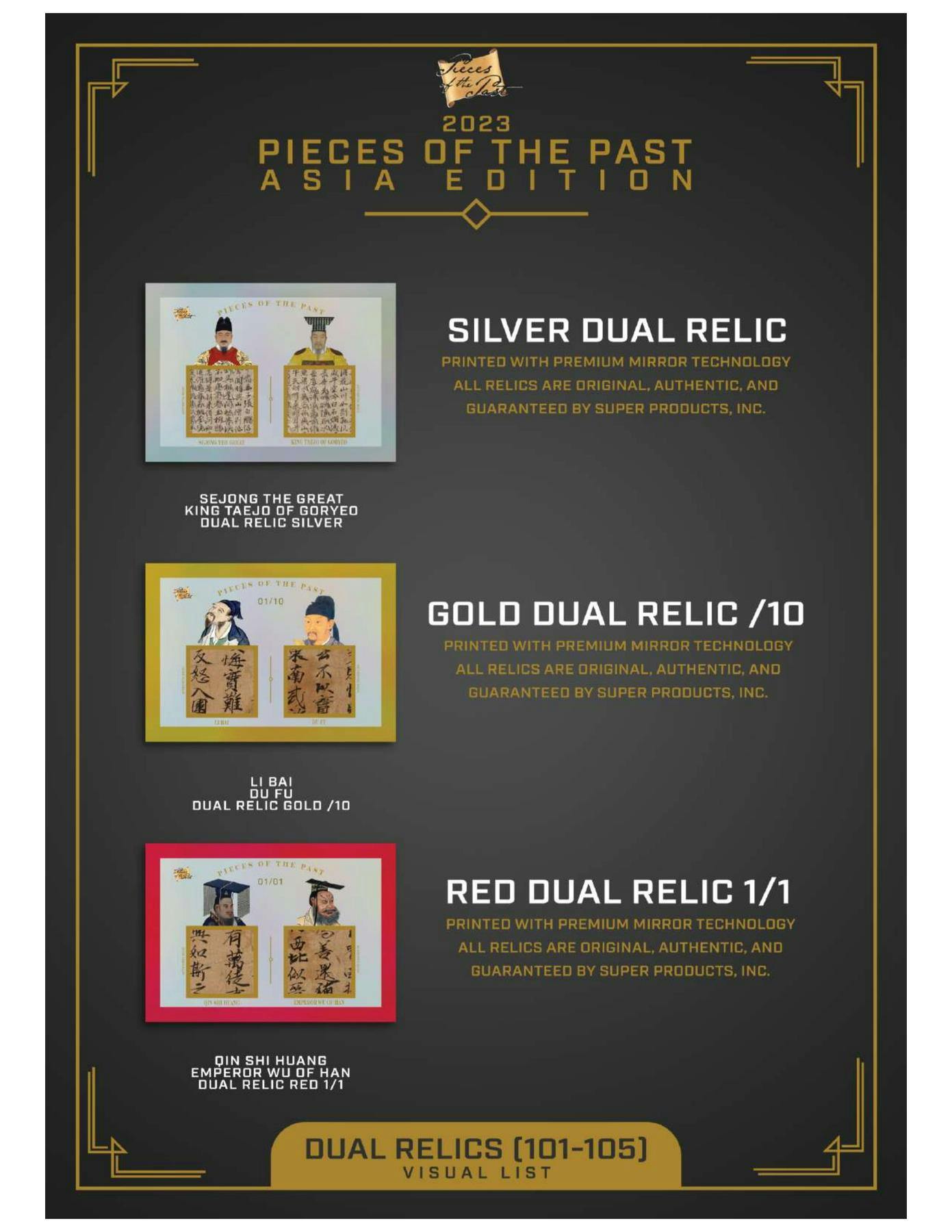 2023 Pieces of the Past Asia Edition Hobby Box | Columbia Sports Cards - Columbia Hobby - Sports Card Boxes - Toploaders - Card Savers