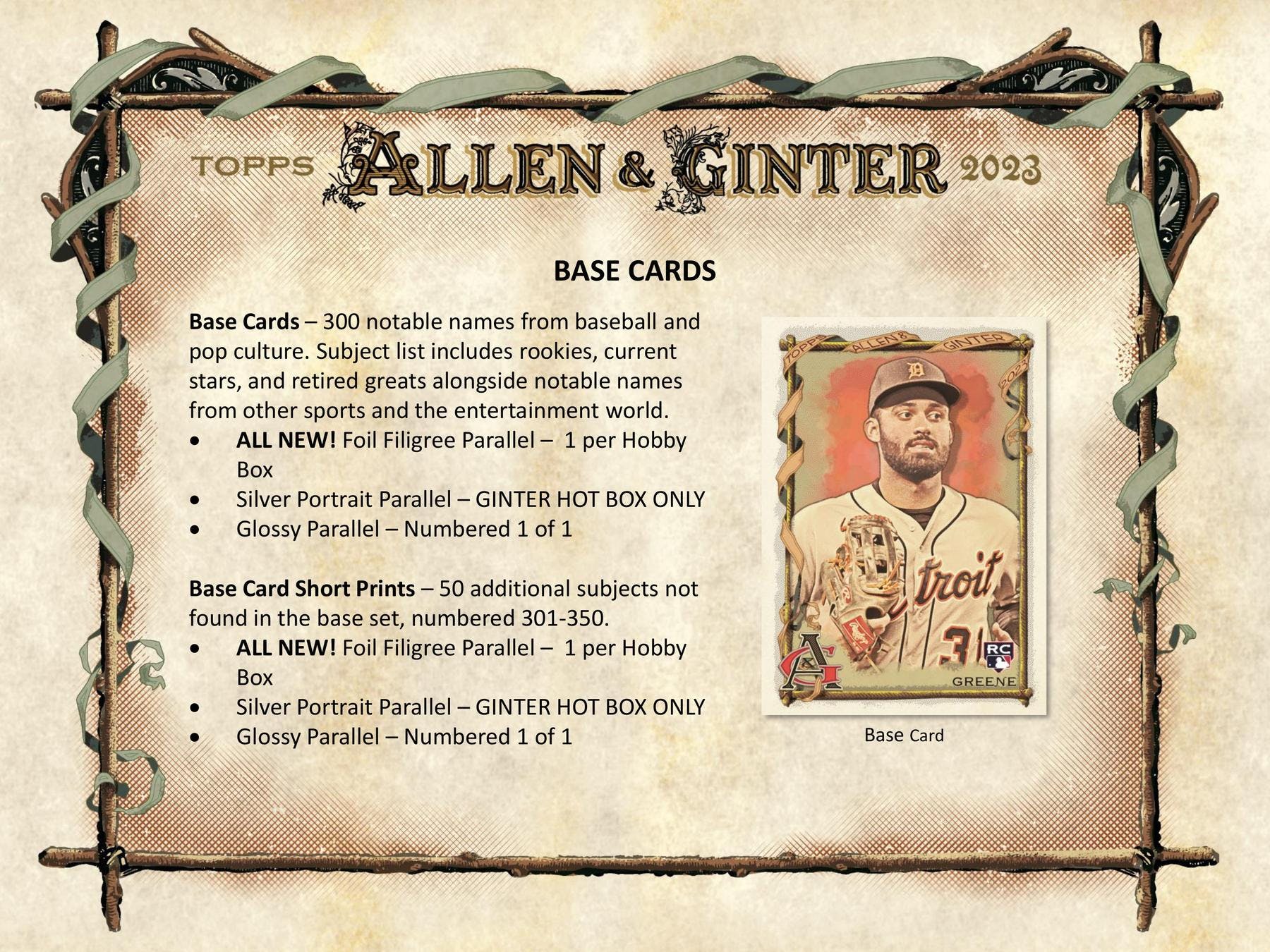 2023 Topps Allen & Ginter Baseball Hobby Box - Columbia Hobby - Sports Card Boxes - Toploaders - Card Savers