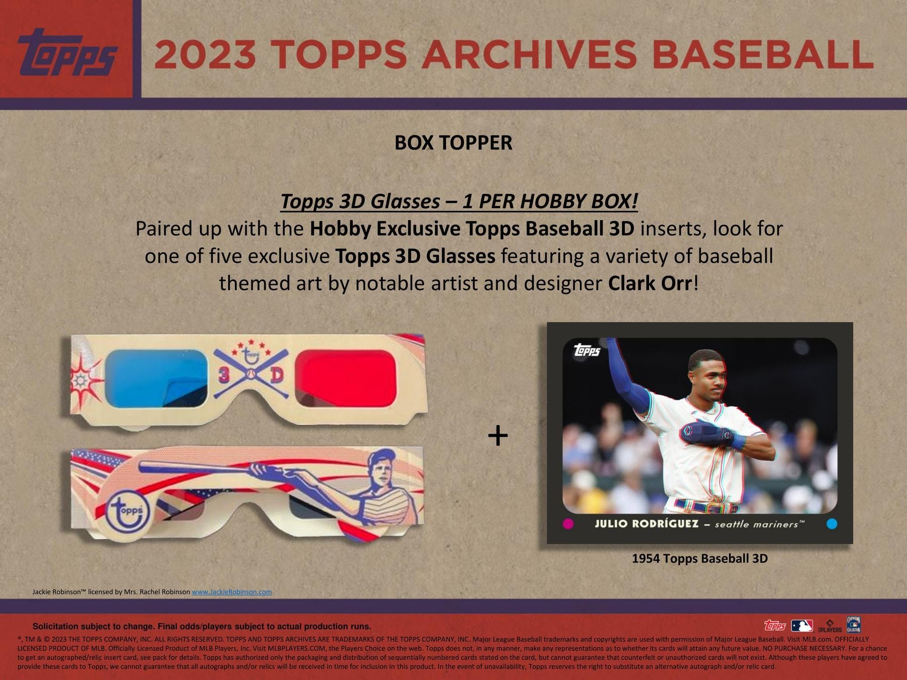 2023 Topps Archives Baseball Hobby Box - Columbia Hobby - Sports Card Boxes - Toploaders - Card Savers
