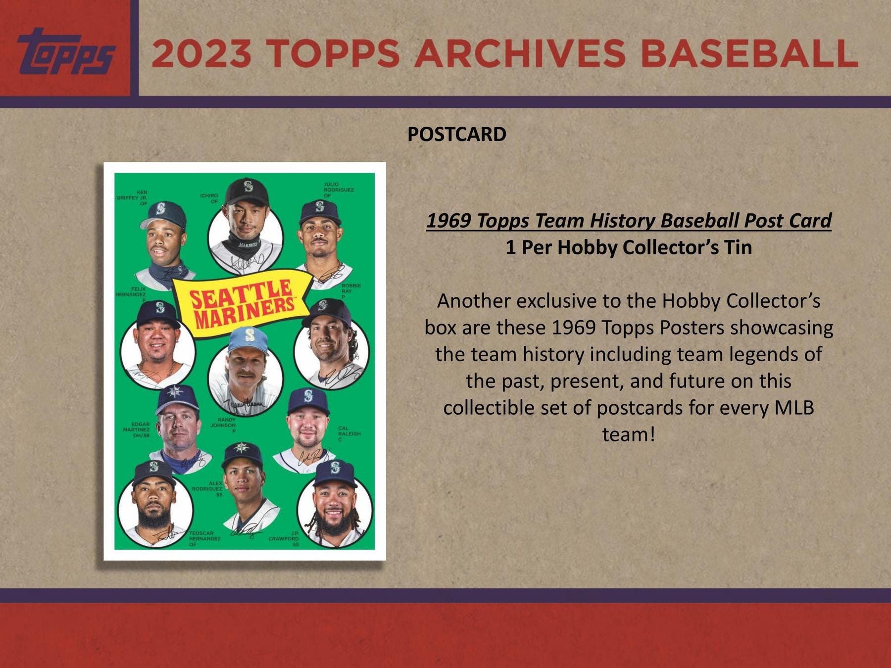 2023 Topps Archives Baseball Hobby Collector's Tin (Box) - Columbia Hobby - Sports Card Boxes - Toploaders - Card Savers