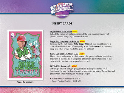2023 Topps Big League Baseball Hobby Box - Columbia Hobby - Sports Card Boxes - Toploaders - Card Savers