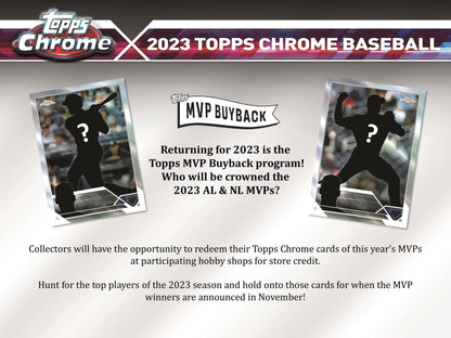 2023 Topps Chrome Baseball Hobby Jumbo Box - Columbia Hobby - Sports Card Boxes - Toploaders - Card Savers