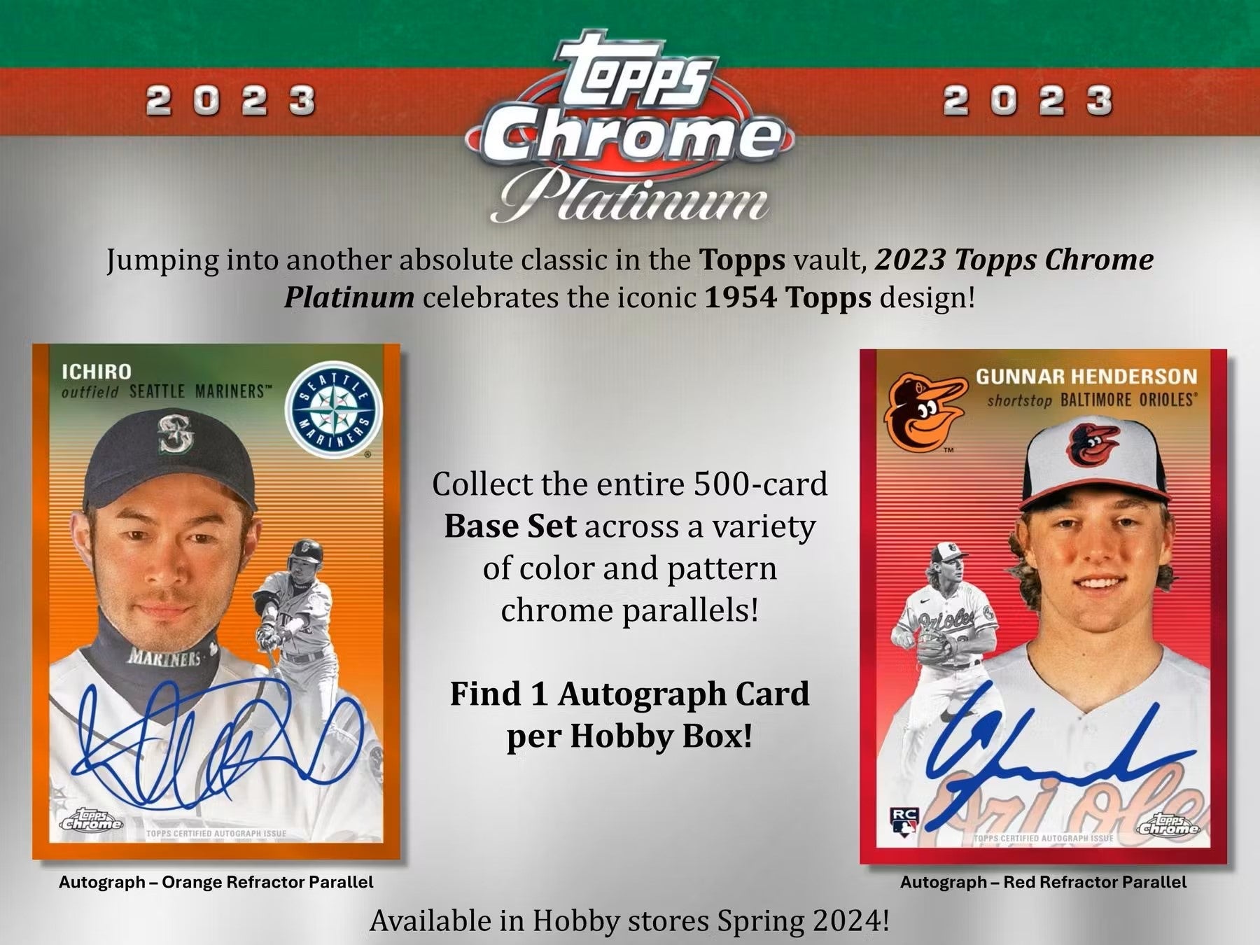 2023 Topps Chrome Platinum Anniversary Baseball Hobby Box - Columbia Hobby - Sports Card Boxes - Toploaders - Card Savers