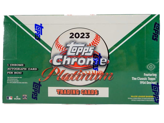 2023 Topps Chrome Platinum Anniversary Baseball Hobby Box - Columbia Hobby - Sports Card Boxes - Toploaders - Card Savers
