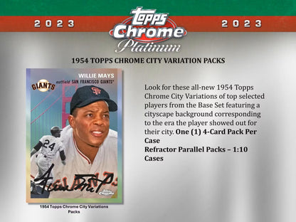 2023 Topps Chrome Platinum Anniversary Baseball Hobby Box - Columbia Hobby - Sports Card Boxes - Toploaders - Card Savers
