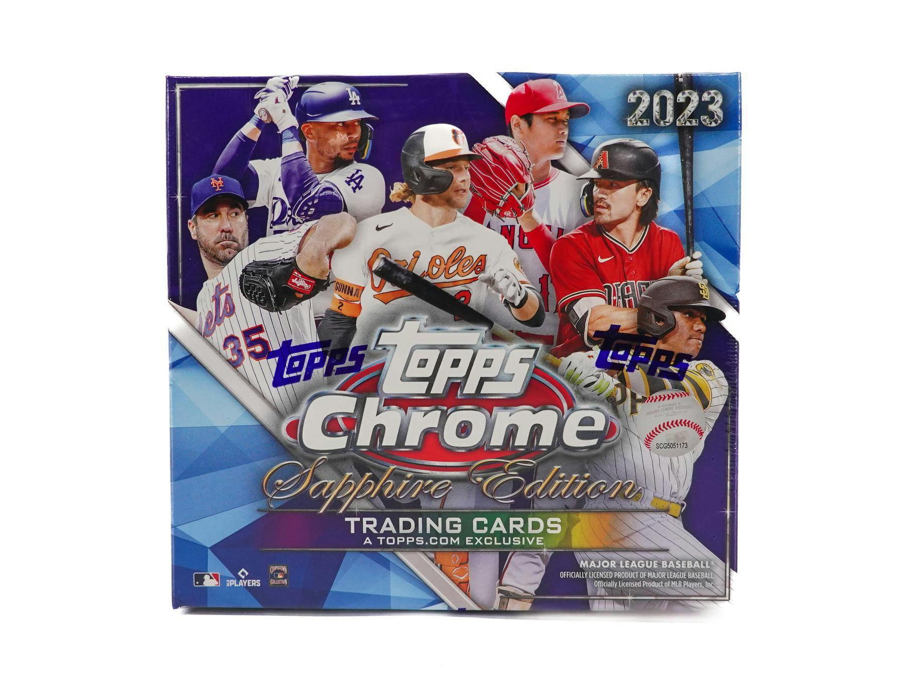 2023 Topps Chrome Sapphire Baseball Hobby Box - Columbia Hobby - Sports Card Boxes - Toploaders - Card Savers