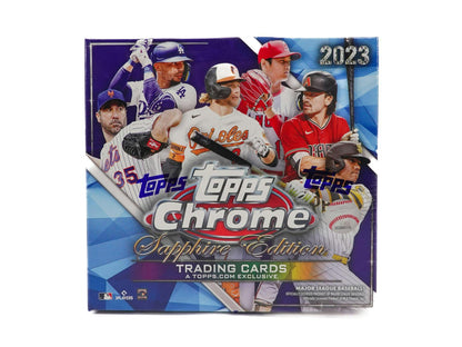 2023 Topps Chrome Sapphire Baseball Hobby Box - Columbia Hobby - Sports Card Boxes - Toploaders - Card Savers