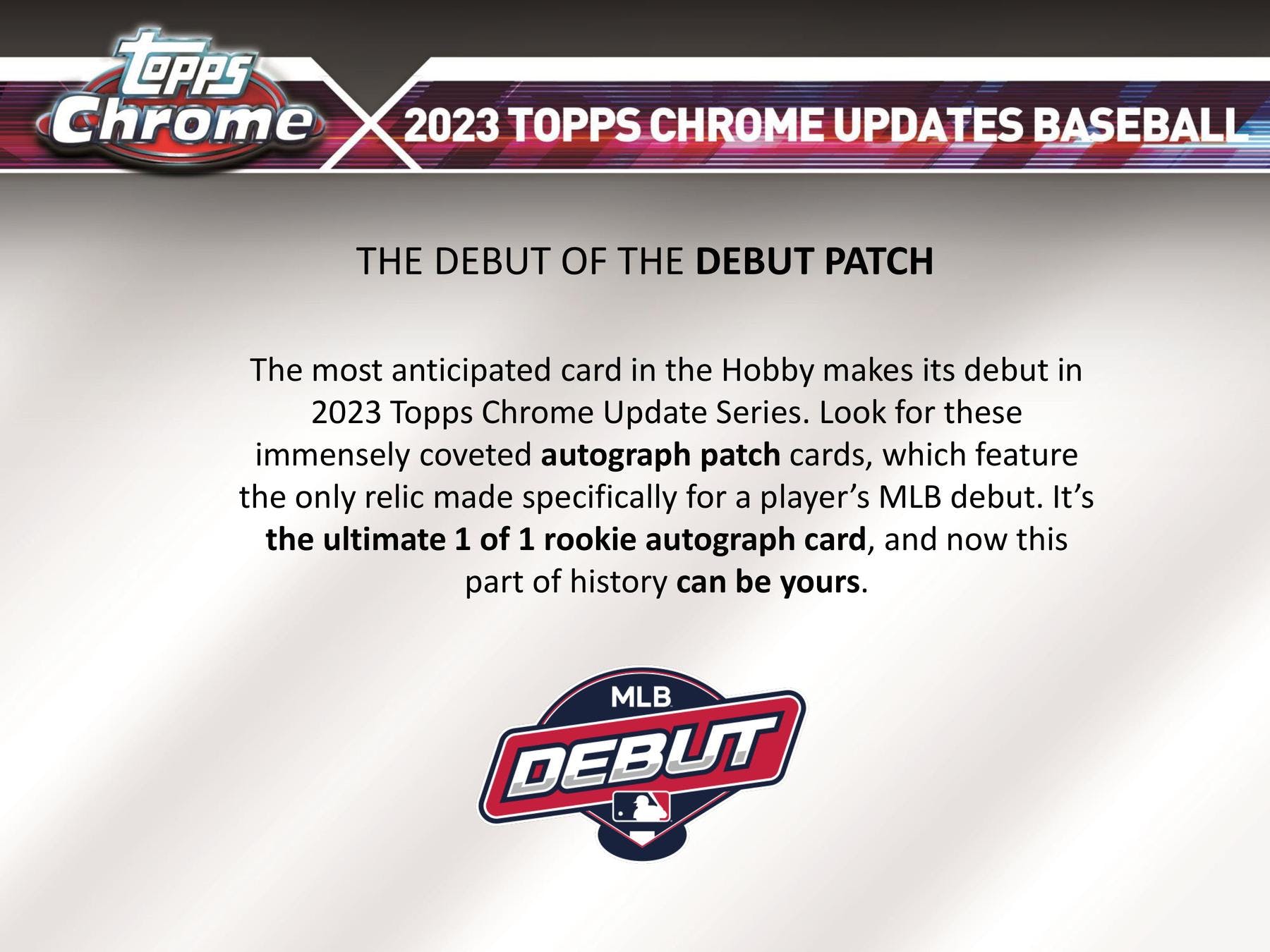 2023 Topps Chrome Update Series Baseball Hobby Box - Columbia Hobby - Sports Card Boxes - Toploaders - Card Savers