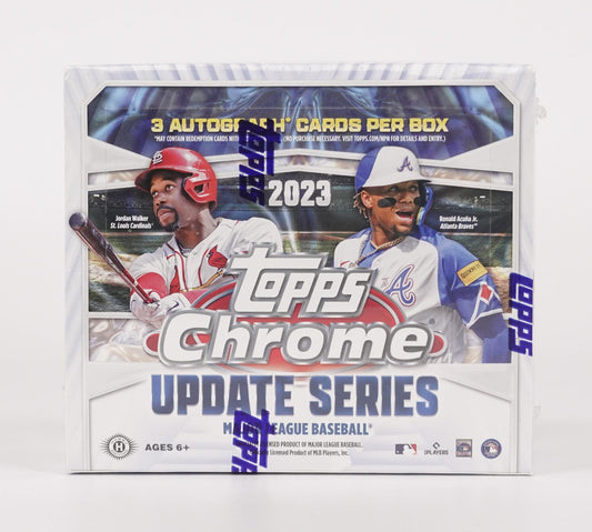 2023 Topps Chrome Update Series Baseball Hobby Jumbo Box - Columbia Hobby - Sports Card Boxes - Toploaders - Card Savers