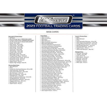 2023 Topps Composite Football Blaster - Columbia Hobby - Sports Card Boxes - Toploaders - Card Savers