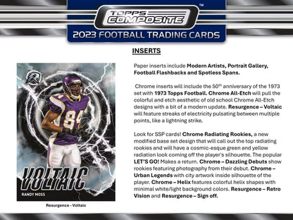 2023 Topps Composite Football Hobby Box - Columbia Hobby - Sports Card Boxes - Toploaders - Card Savers
