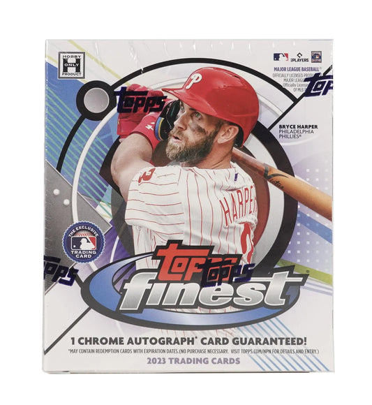 2023 Topps Finest Baseball Hobby Box - Columbia Hobby - Sports Card Boxes - Toploaders - Card Savers