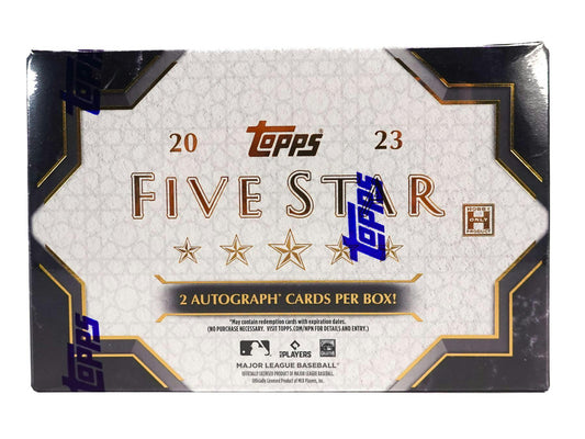 2023 Topps Five Star Baseball Hobby Box - Columbia Hobby - Sports Card Boxes - Toploaders - Card Savers