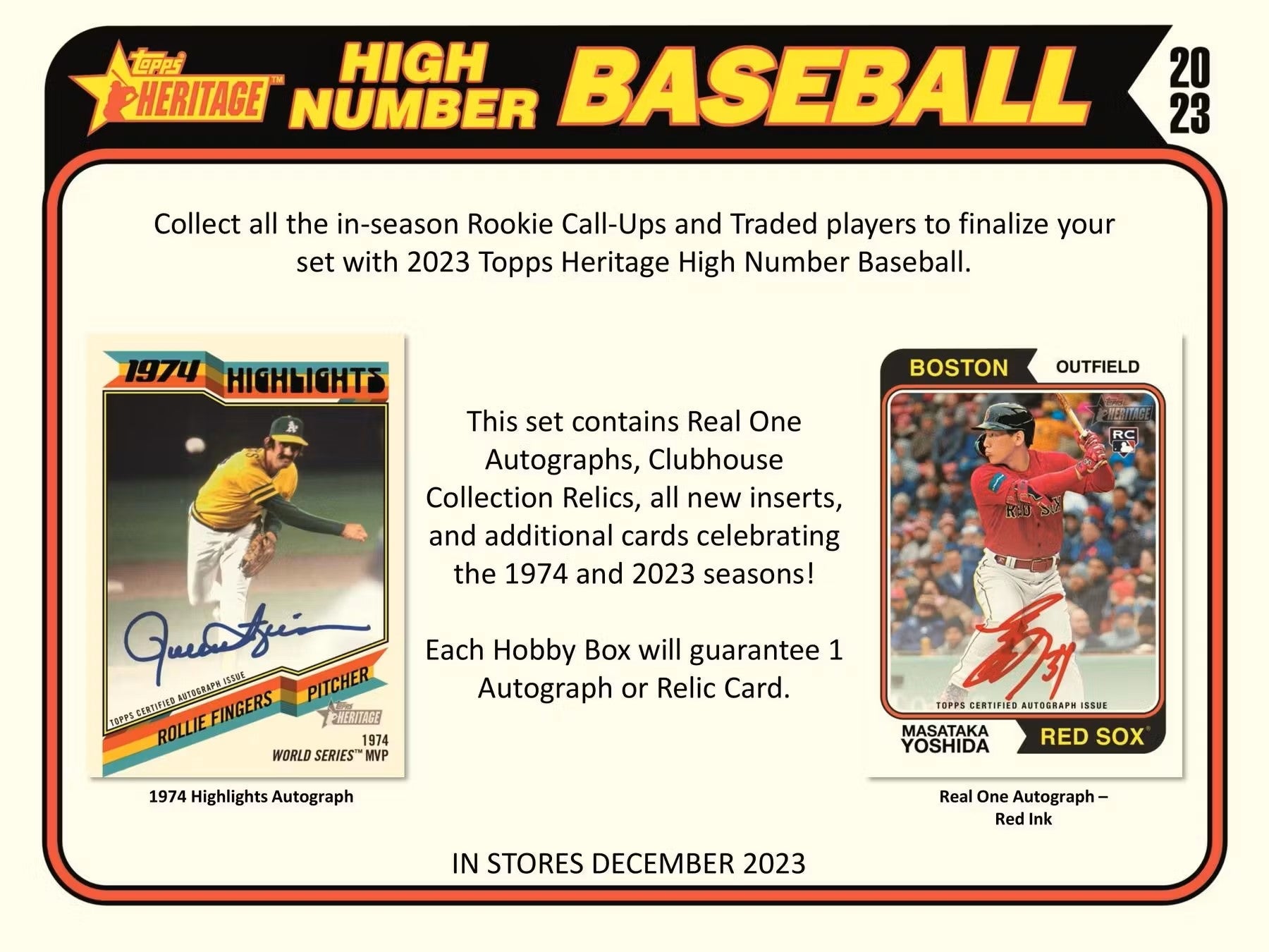 2023 Topps Heritage High Number Baseball Hobby Box - Columbia Hobby - Sports Card Boxes - Toploaders - Card Savers