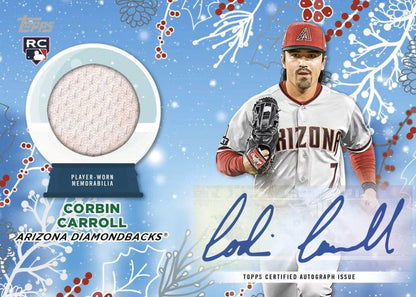 2023 Topps Holiday Baseball Mega Box - Columbia Hobby - Sports Card Boxes - Toploaders - Card Savers