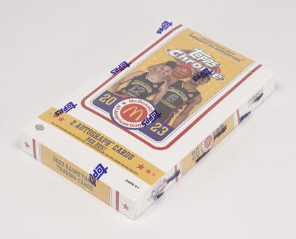 2023 Topps McDonald's All American Chrome Basketball Hobby Box - Columbia Hobby - Sports Card Boxes - Toploaders - Card Savers