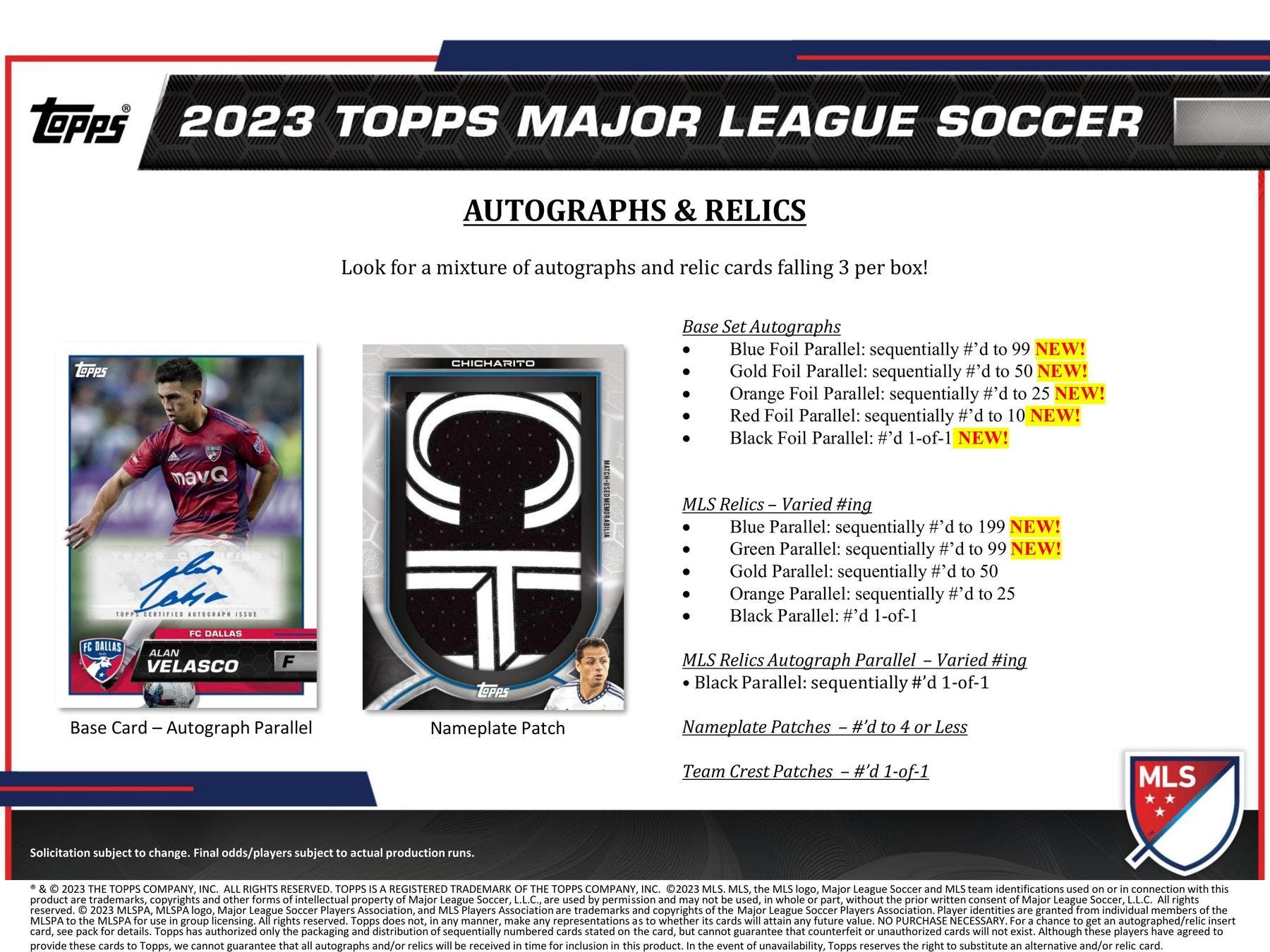 2023 Topps MLS Major League Soccer Hobby Box - Columbia Hobby - Sports Card Boxes - Toploaders - Card Savers