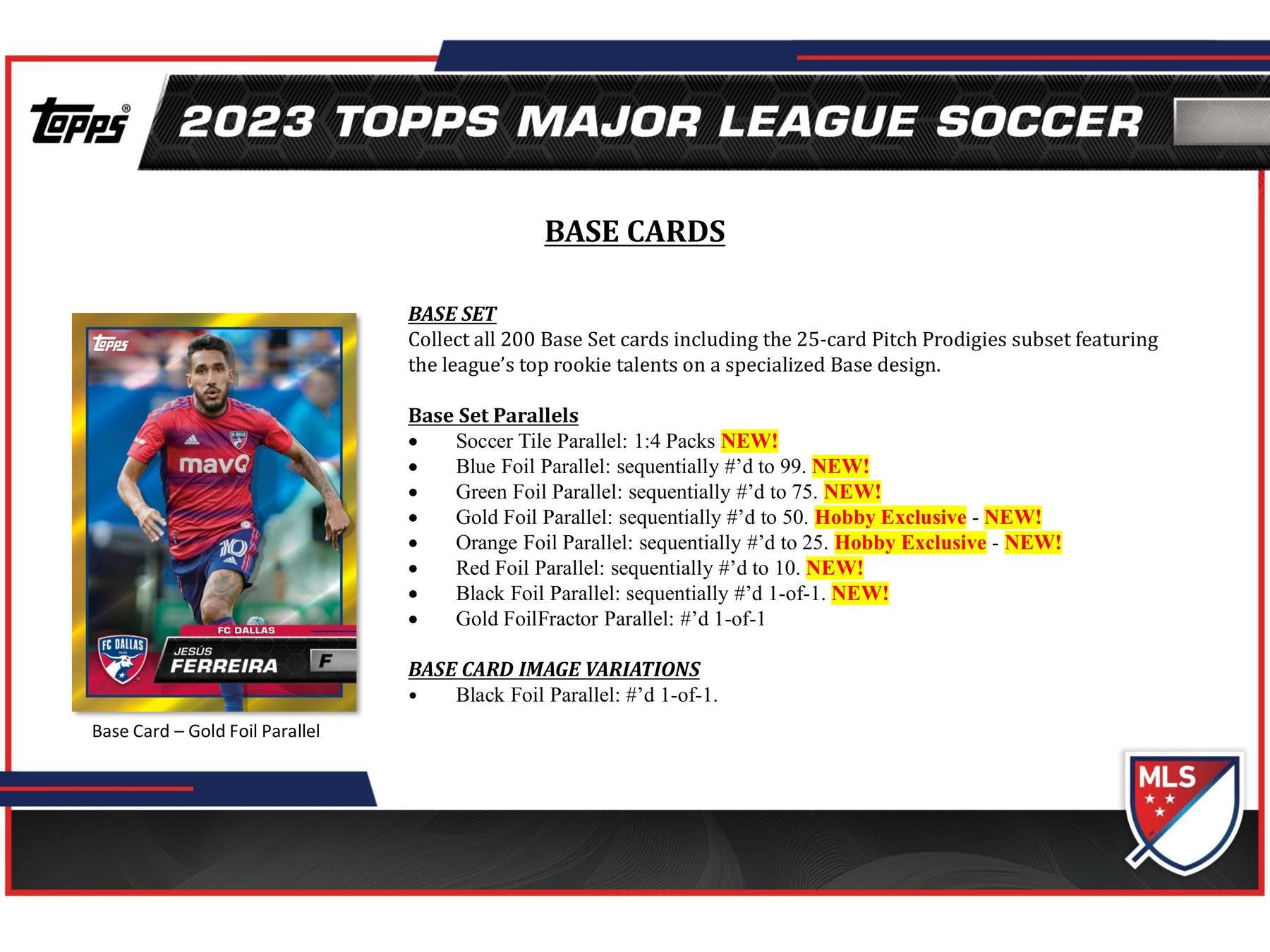 2023 Topps MLS Major League Soccer Hobby Box - Columbia Hobby - Sports Card Boxes - Toploaders - Card Savers