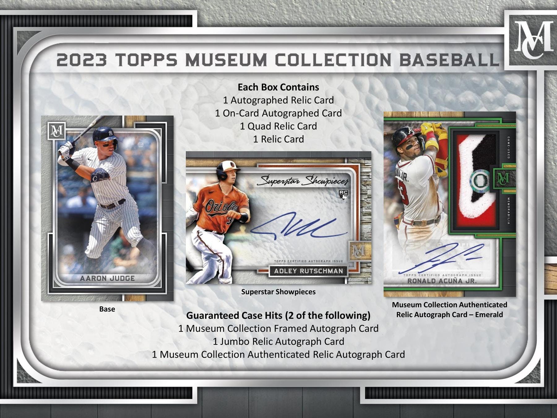 2023 Topps Museum Collection Baseball Hobby Box - Columbia Hobby - Sports Card Boxes - Toploaders - Card Savers