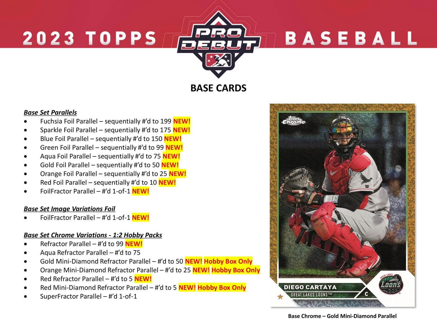 2023 Topps Pro Debut Baseball Hobby Box - Columbia Hobby - Sports Card Boxes - Toploaders - Card Savers