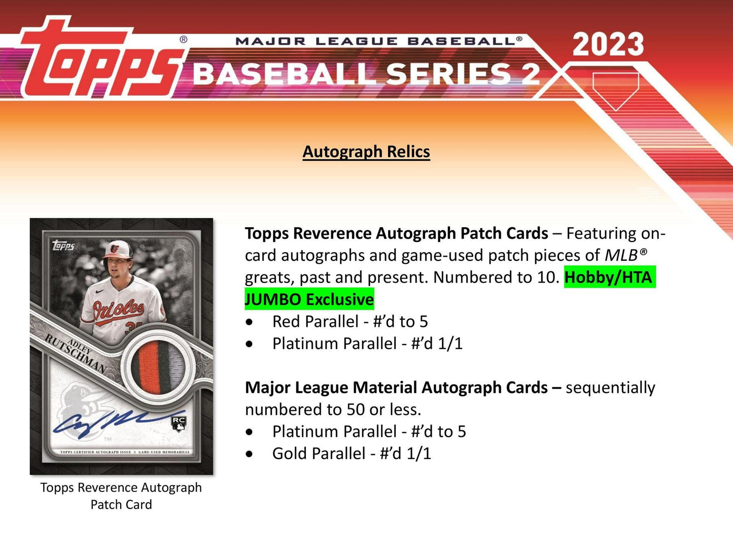 2023 Topps Series 2 Baseball Hobby Jumbo Box - Columbia Hobby - Sports Card Boxes - Toploaders - Card Savers