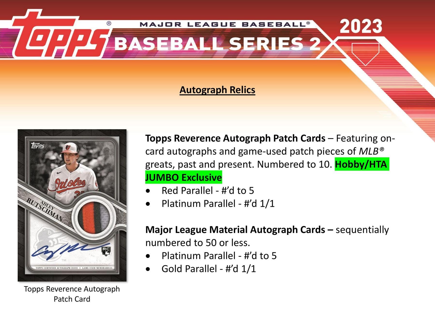 2023 Topps Series 2 Baseball Hobby Jumbo Box - Columbia Hobby - Sports Card Boxes - Toploaders - Card Savers