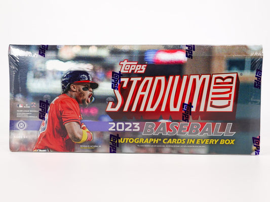 2023 Topps Stadium Club Baseball Hobby Box - Columbia Hobby - Sports Card Boxes - Toploaders - Card Savers