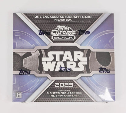 2023 Topps Star Wars Chrome Black Hobby Box - Columbia Hobby - Sports Card Boxes - Toploaders - Card Savers