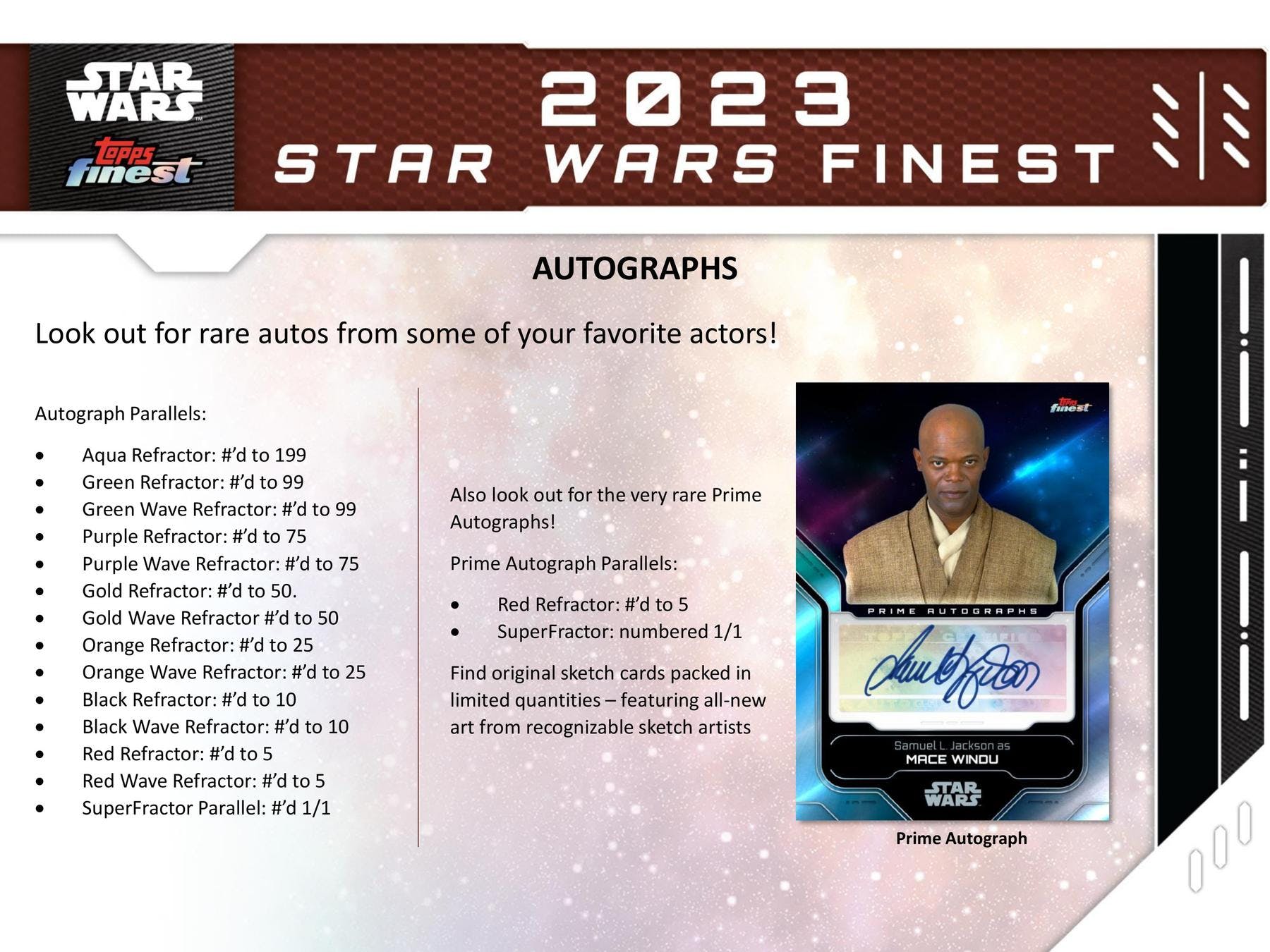 2023 Topps Star Wars Finest Hobby Box - Columbia Hobby - Sports Card Boxes - Toploaders - Card Savers