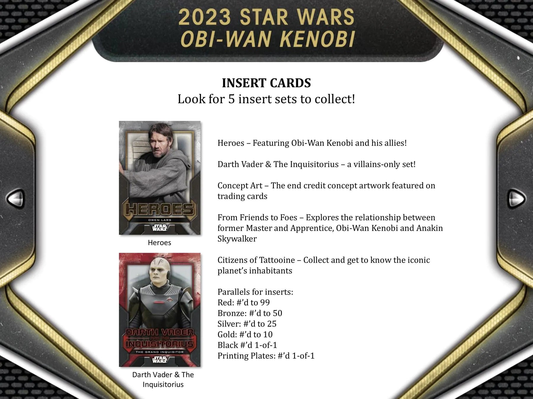 2023 Topps Star Wars Obi - Wan 10 - Pack Blaster Box - Columbia Hobby - Sports Card Boxes - Toploaders - Card Savers