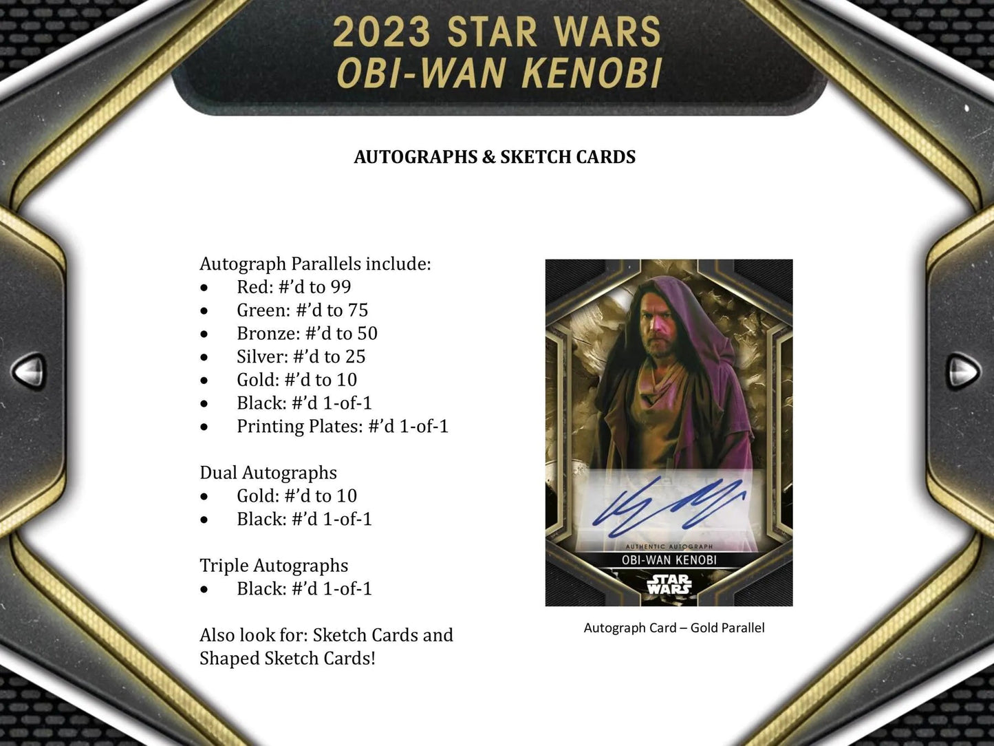 2023 Topps Star Wars Obi - Wan 10 - Pack Blaster Box - Columbia Hobby - Sports Card Boxes - Toploaders - Card Savers