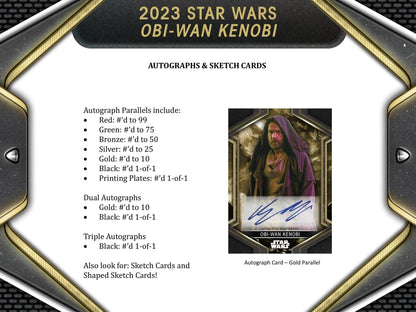 2023 Topps Star Wars Obi - Wan 10 - Pack Blaster Box - Columbia Hobby - Sports Card Boxes - Toploaders - Card Savers